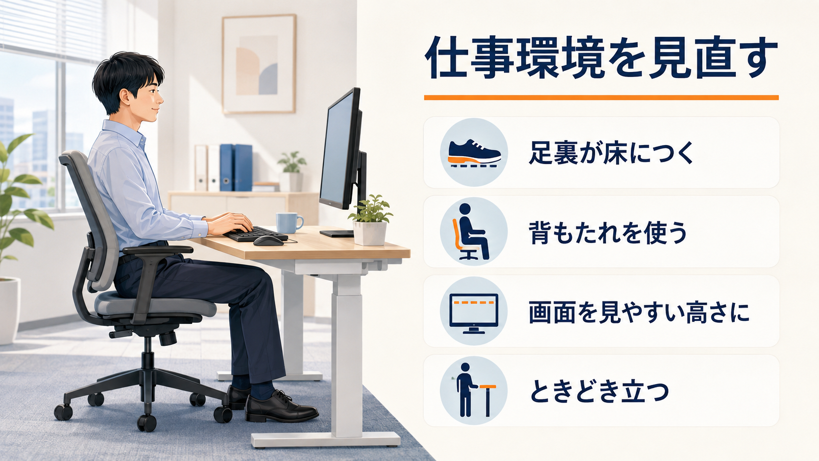 岡山市中区・南区｜腰痛対策