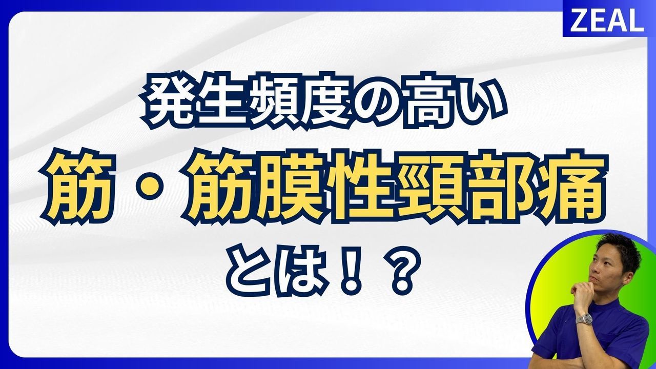 筋筋膜性頚部痛とは|岡山市南区・中区ジール鍼灸整骨院