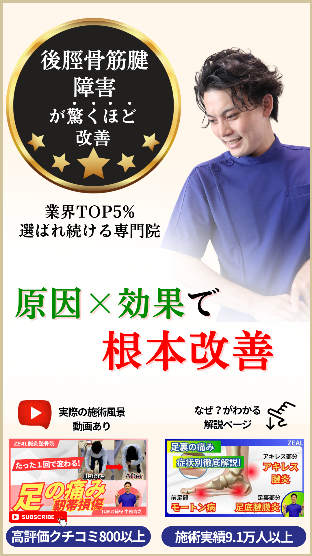 後脛骨筋腱障害が驚くほど改善｜岡山市南区・中区ジール鍼灸整骨院
